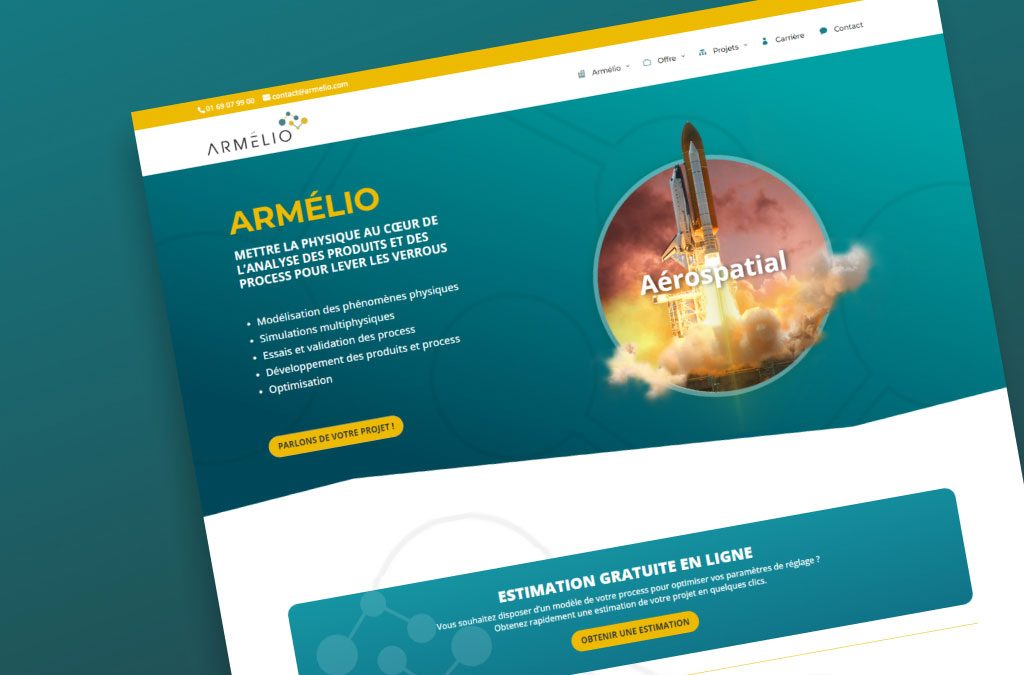Armélio : site web – Saclay – Essonne